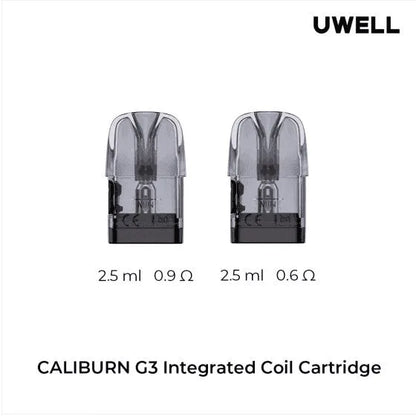 Uwell Caliburn G3 咖哩棒空倉 原廠空煙彈一盒/4顆-台灣現貨秒發