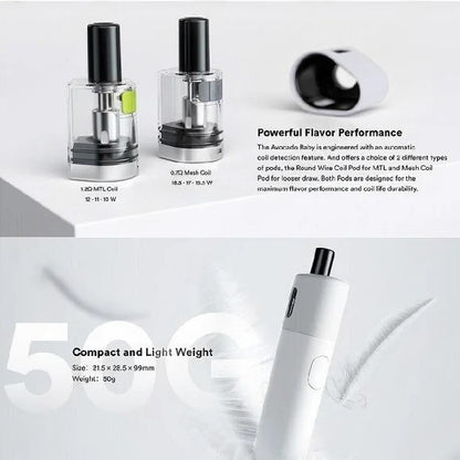 VAPTIO Avocado Baby 酪梨寶寶空煙彈/替換倉 一盒/3顆-台灣現貨秒發