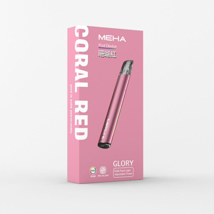 MEHA 魅嗨升級版一代主機｜Glory 星耀系列 三段功率可調 Type-C 快充 通用一代煙彈-台灣現貨