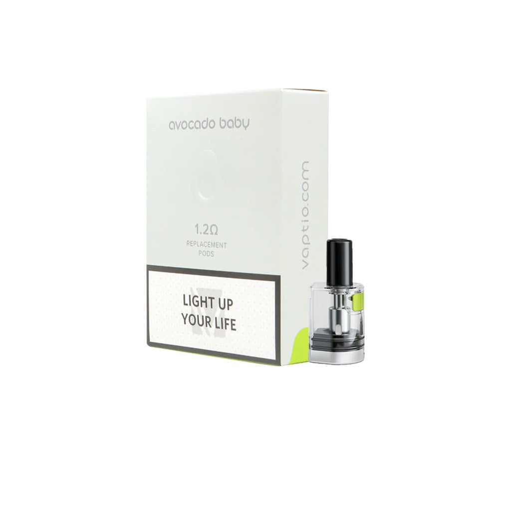 VAPTIO Avocado Baby 酪梨寶寶空煙彈/替換倉 一盒/3顆-台灣現貨秒發