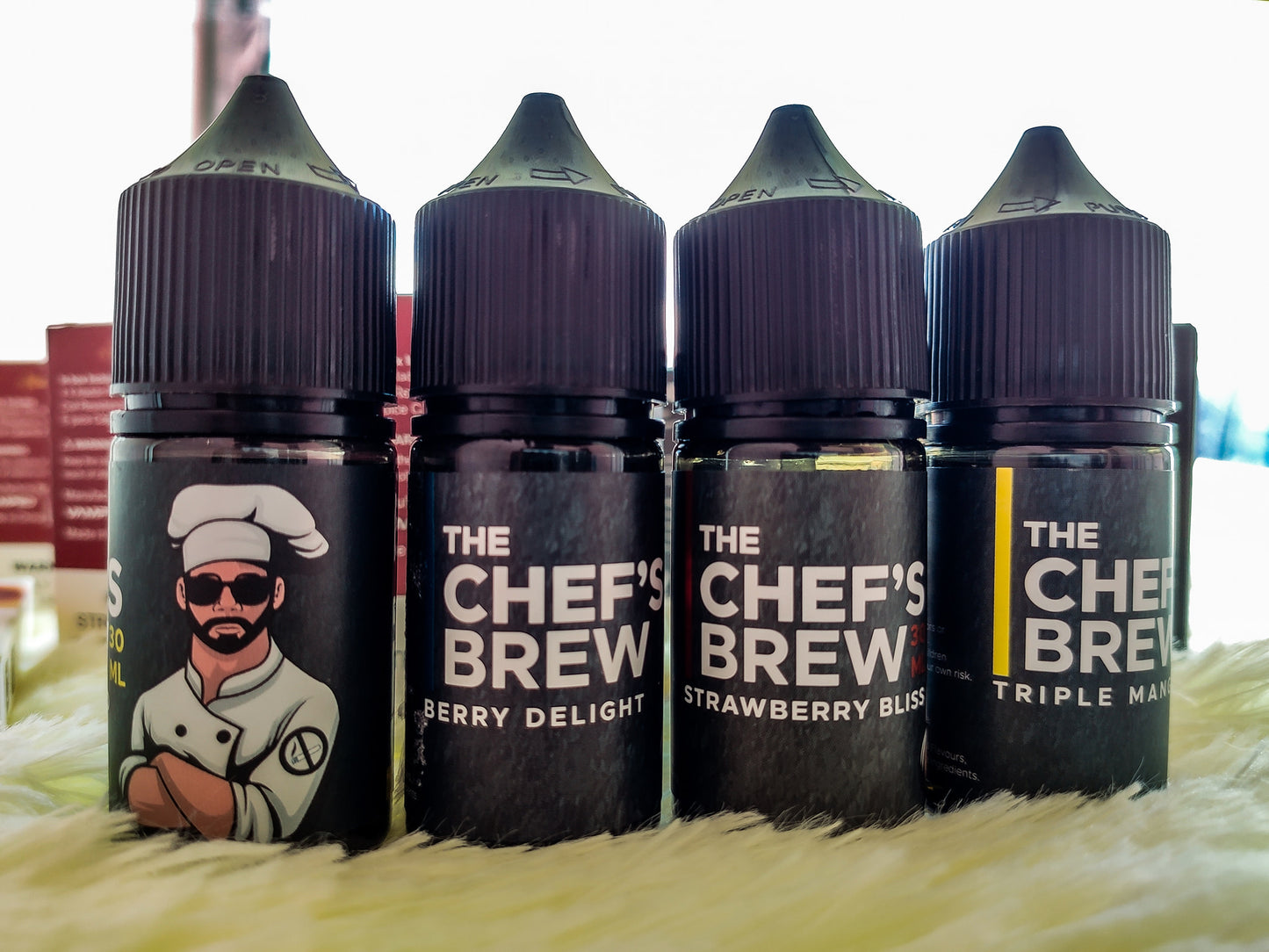 廚師佳釀 CHEF'S BREW 煙油 30ML｜美式調香電子煙油｜水果甜點飲品風味推薦-VAKA糖果雲煙館