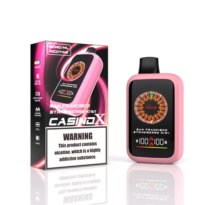AONE VAPE CASINO X 16000口一次性電子煙｜賭場轉盤互動設計｜雙模式輸出｜RGB燈效智能顯示-VAKA糖果雲煙館