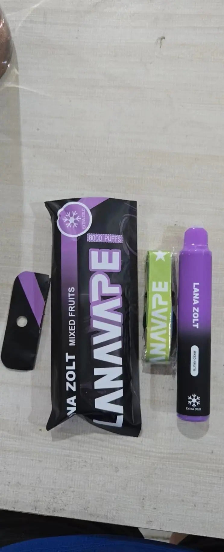 LANA VAPE 8000口拋棄式電子煙｜LANA ZOLT長效一次性電子煙｜大容量水果冰感口味｜Type-C充電設計-VAKA糖果雲煙館